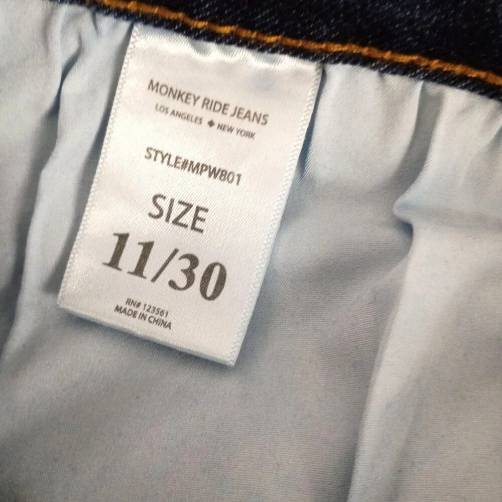 Monkey Ride High Rise Skinny Jeans Women 11/30 Stretch Vintage LA - Picture 7 of 8